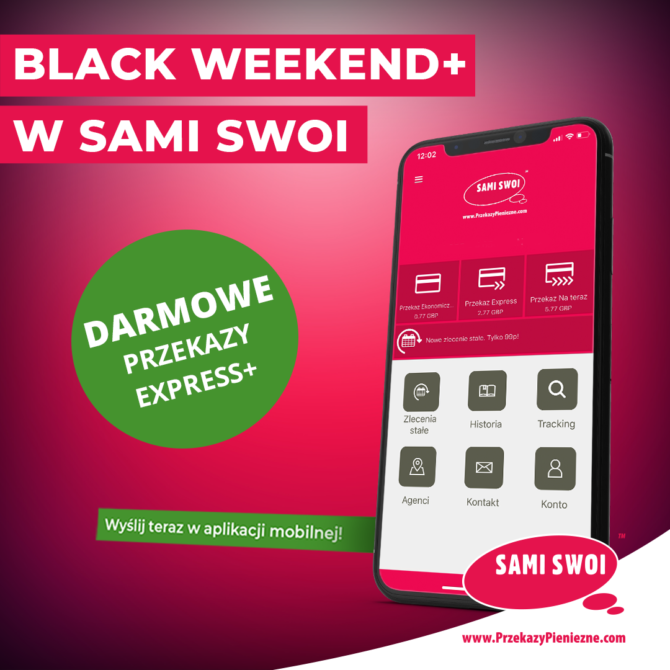 Black Weekend W Sami Swoi Szybkie I Darmowe Przelewy Do Polski Sami Swoi Przekazy Pieniezne Blog