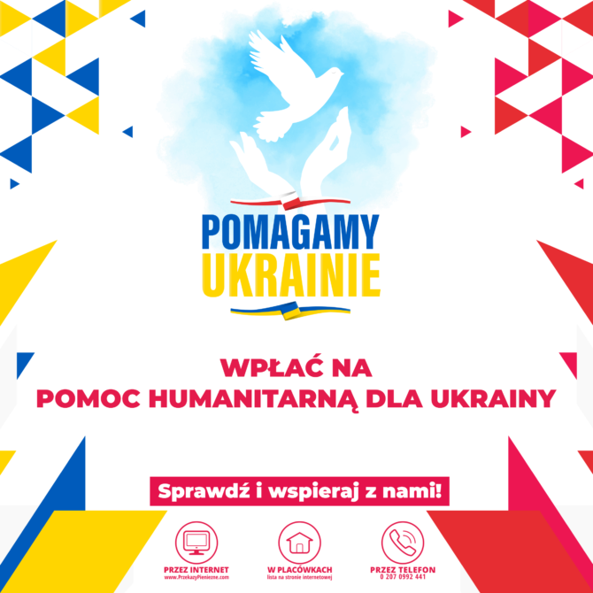 Pomagamy Ukrainie! Wspieraj z Sami Swoi zbiórki na pomoc humanitarną dla Ukrainy.