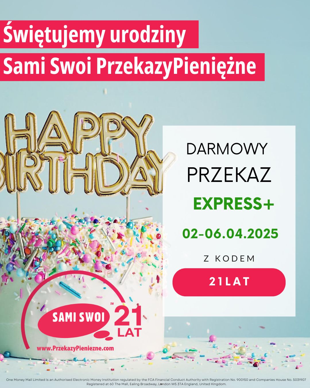 Read more about the article Świętujemy 21 urodziny!