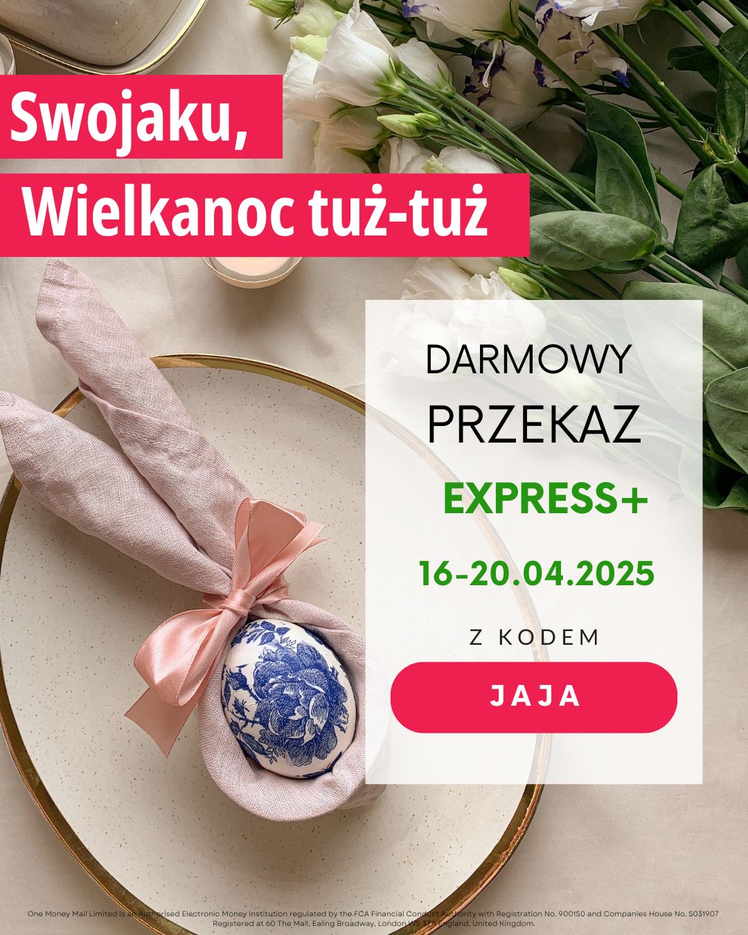 Read more about the article Wielkanocna promocja – wyślij wsparcie bliskim za darmo!
